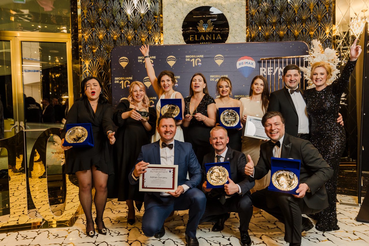 Compania RE/MAX Moldova în 2024 a obținut opt premii la o Convenție de nișă din România